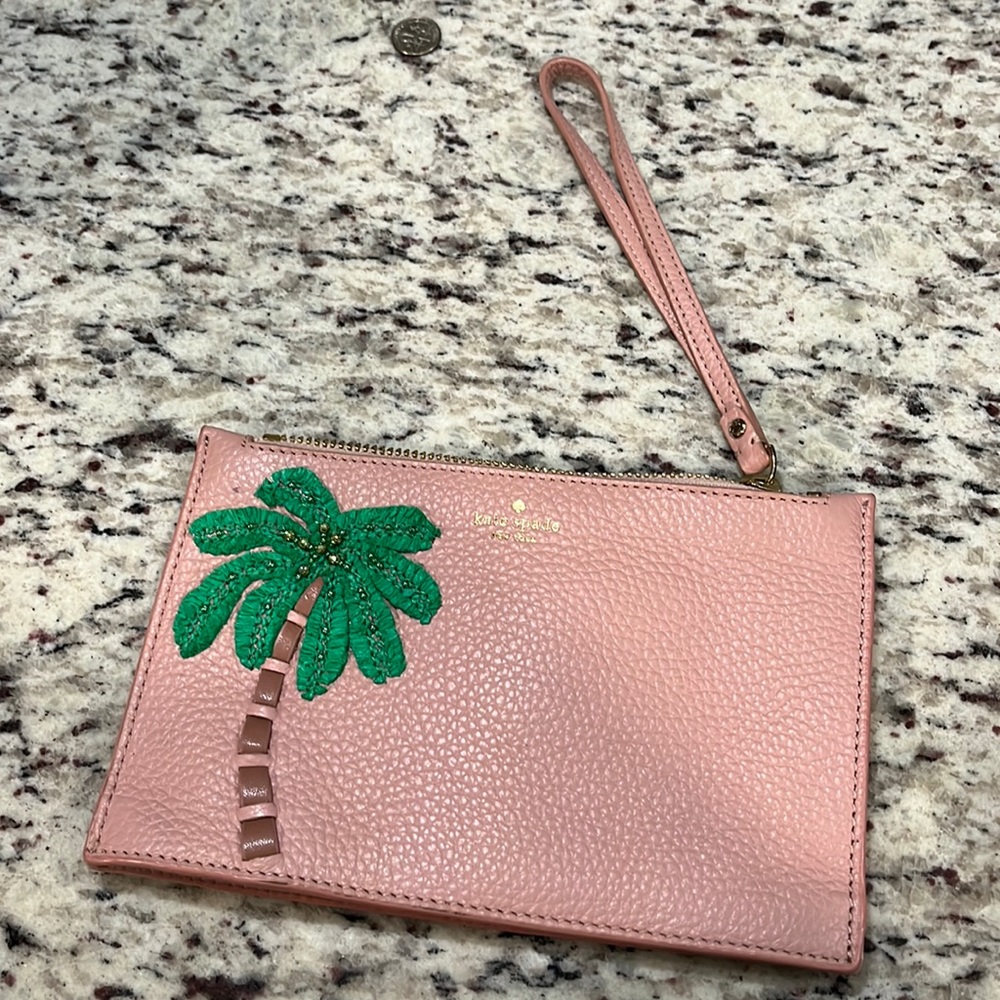 Kate spade pink clutch